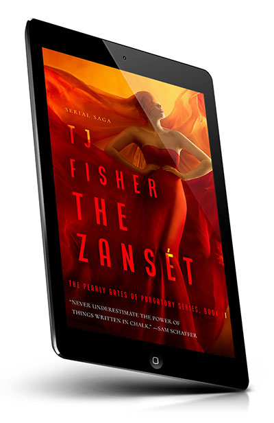 Cover image of "Zanset" by TJ Fisher on iPad